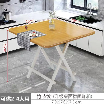 Installation-free folding table