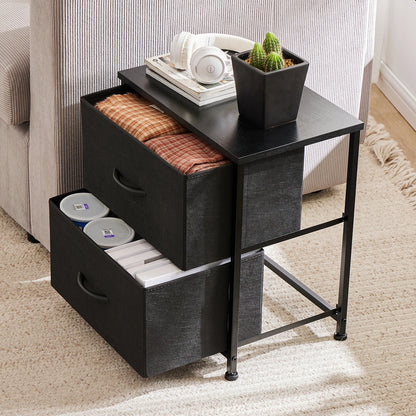 Nightstand Bedside  or Sofa  Table Storage