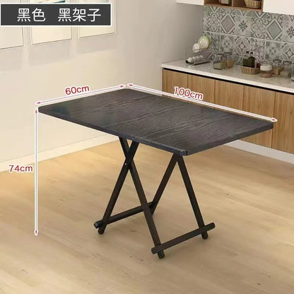 Installation-free folding table