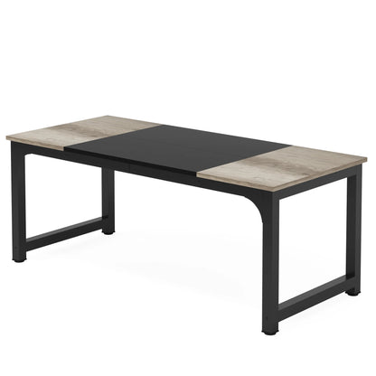 Modern Computer Desk, Large Office Desk  for Home Office