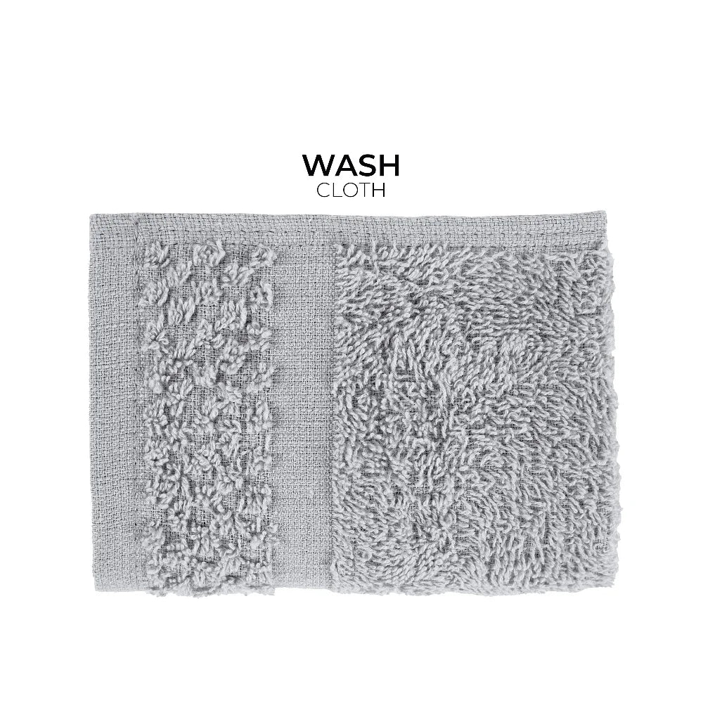 Soft Absorbent 10 Piece Cotton Towel Set, Bath Towels Quick Dry Durable Washcloths and Hand Towels