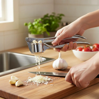 Stainless Steel Garlic Press