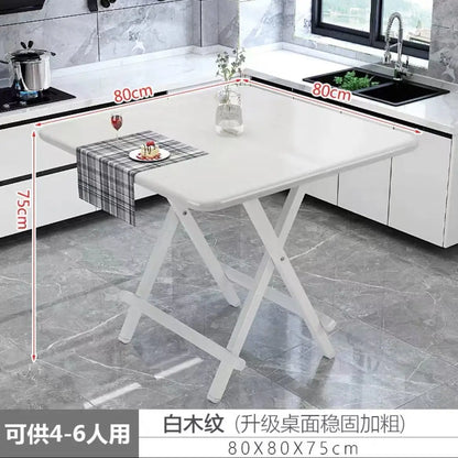 Installation-free folding table
