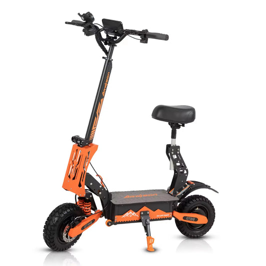 Dual Motor Electric Folding Scooter  Top Speed 46MPH,60V27AH, 11-inch Off-Road Tires