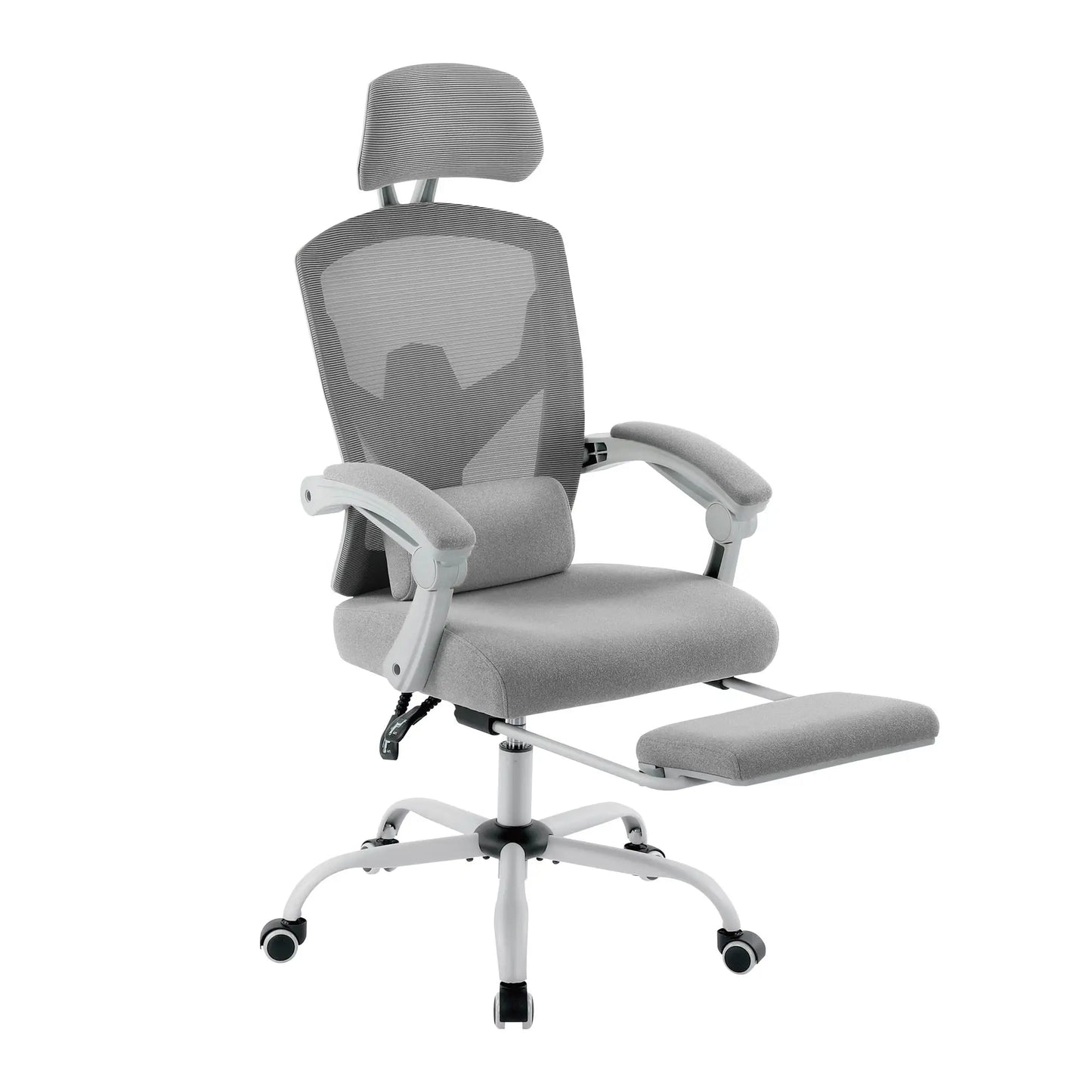 Ergonomic Reclining High Back Mesh  Gaming Chair  Swivel Rolling  Lumbar Support Pillow