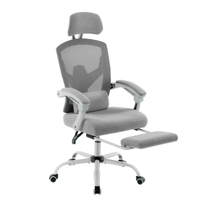 Ergonomic Reclining High Back Mesh  Gaming Chair  Swivel Rolling  Lumbar Support Pillow