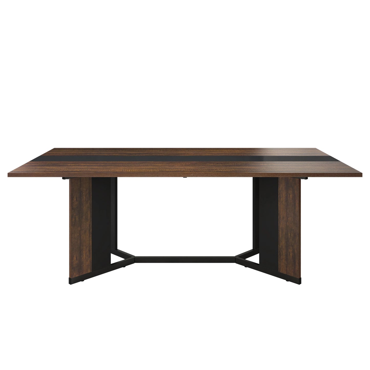 71In Large Rectangular White Dining Table for 4 5 6 8 10 People,