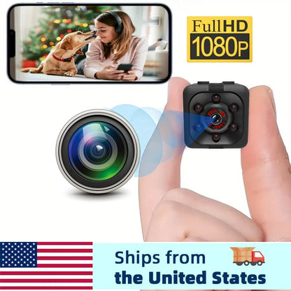 Nanny Cam Full HD with Night Vision Motion Activation for Indoor Outdoor Security