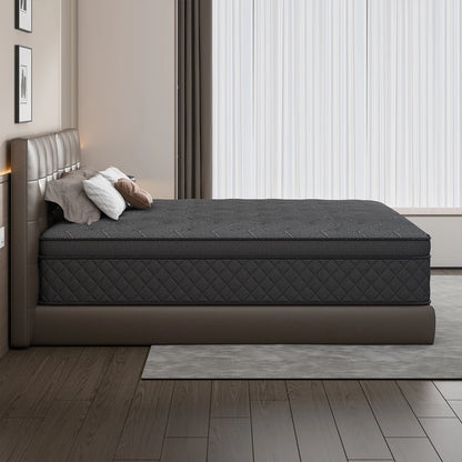 12-14inch Full-Size Memory Foam Mattress Available in Single, Twin, Queen, and King Sizes Boxed Mattress Medium Firmness