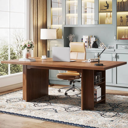 Computer Deskor Modern PC Table, Office Table, Work Table or Dining Table with Storage for Home or Office