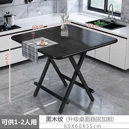 Installation-free folding table