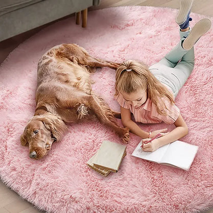 Super Soft Plush Round Rug