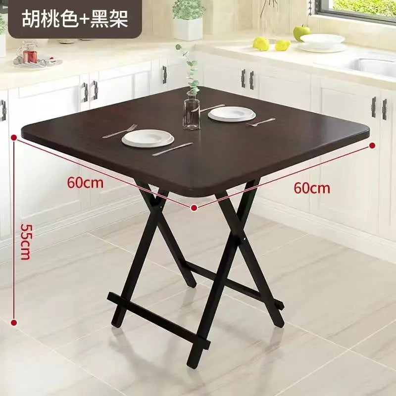 Installation-free folding table