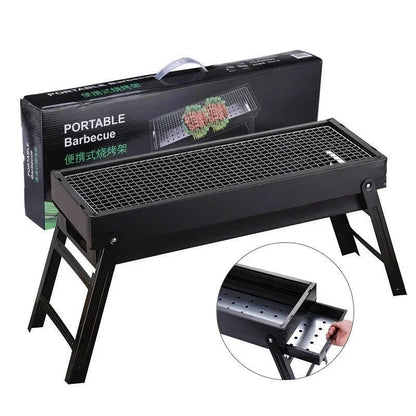 New Large BBQ Barbecue Folding Grill