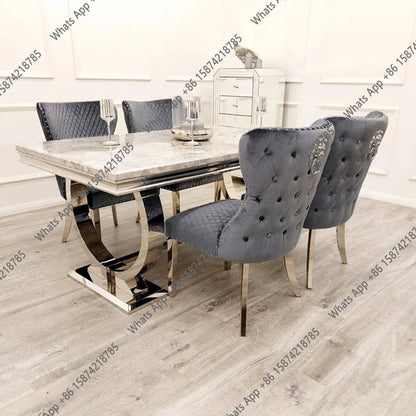 High Luxury  Dining Set With 4 Chairs  Dining Table