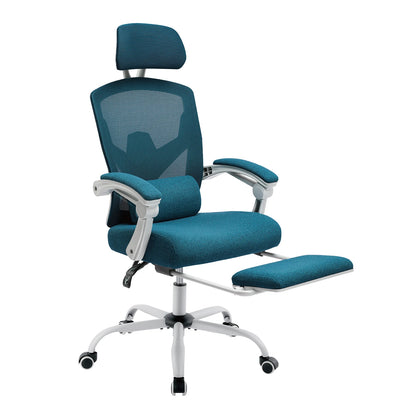 Ergonomic Reclining High Back Mesh  Gaming Chair  Swivel Rolling  Lumbar Support Pillow