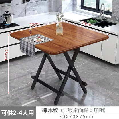 Installation-free folding table