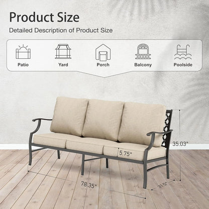All-Weather Outdoor  Furniture Sofa,