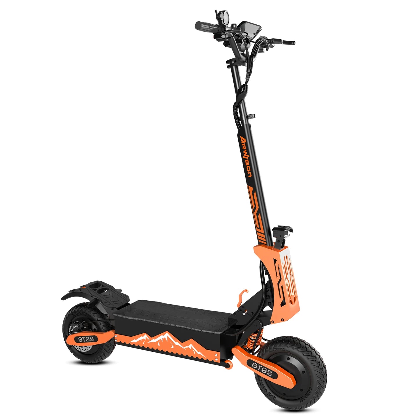 Dual Motor Electric Folding Scooter  Top Speed 46MPH,60V27AH, 11-inch Off-Road Tires