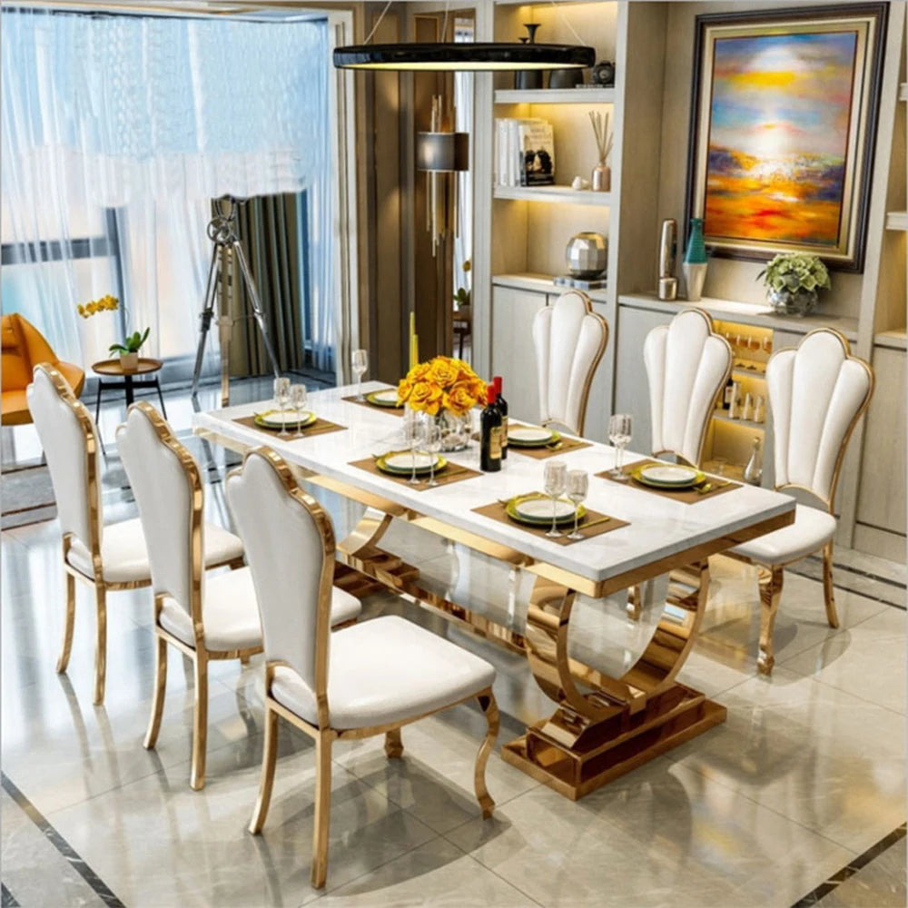 High Luxury  Dining Set With 4 Chairs  Dining Table