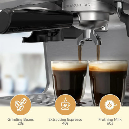 Espresso Espresso Coffee   Maker with Grinder