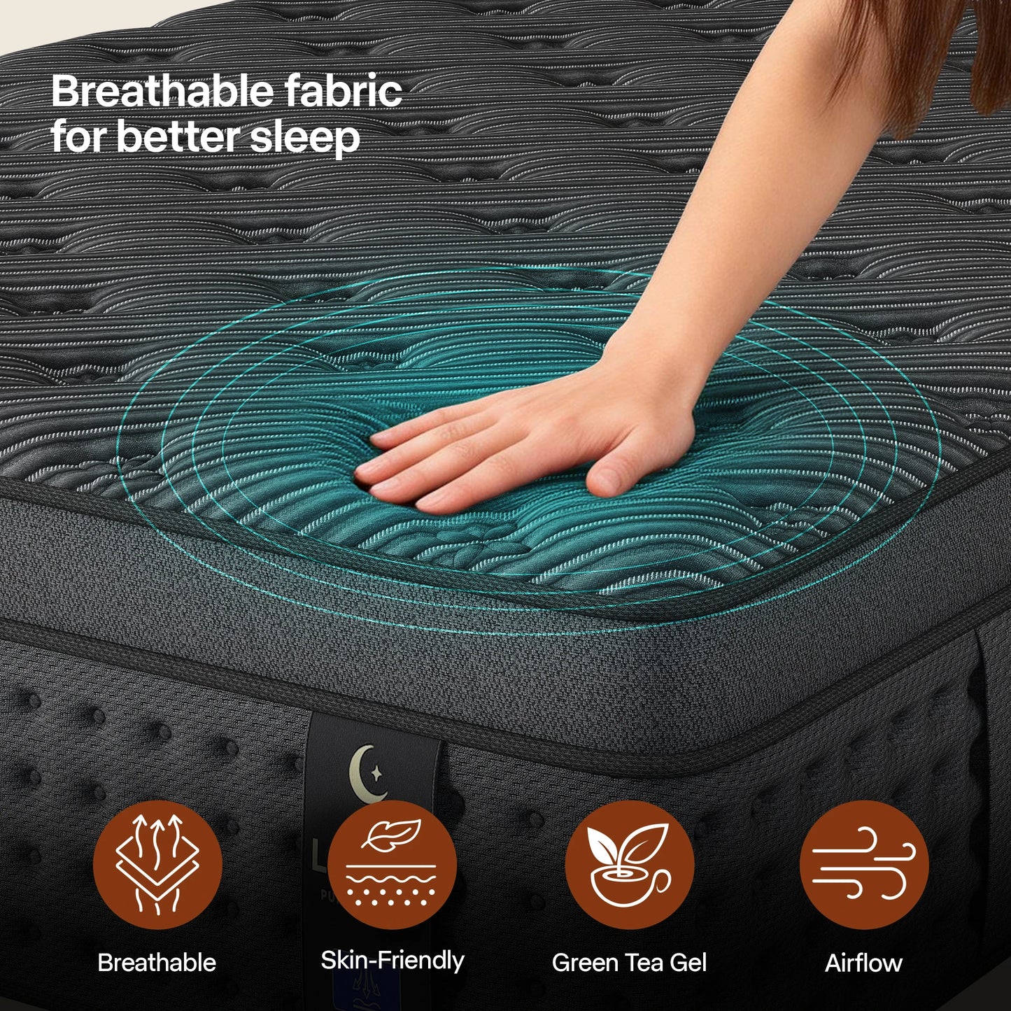 12/14Inch Memory Foam Spring Mattress Single/Double/Queen/King Sizes Boxed Mattress Medium Firmness