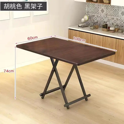 Installation-free folding table