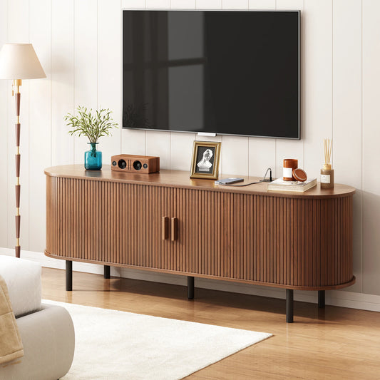Entertainment Center with Power Outlet for TVs up to 60/70"