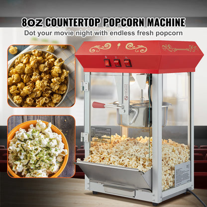 Commercial Popper Machine  Automatic Corn Cookware with Scoop Spoon