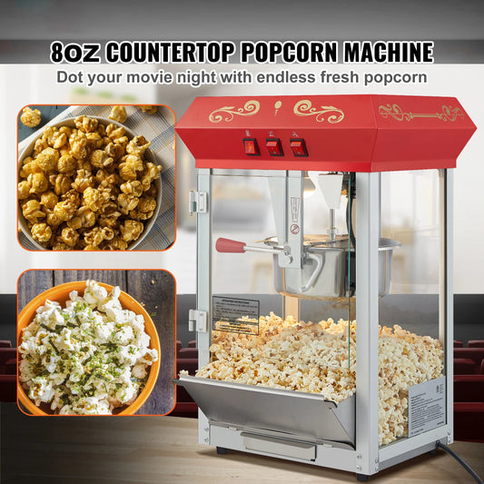 Commercial Popper Machine  Automatic Corn Cookware with Scoop Spoon