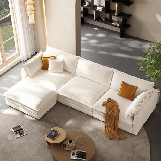 Modular Sectional L Shaped Couch  for Living Room