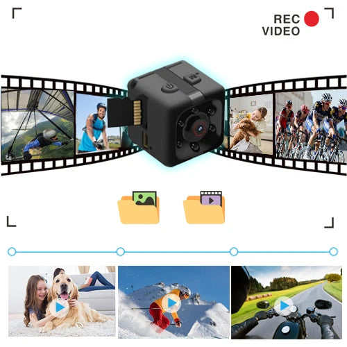 Nanny Cam Full HD with Night Vision Motion Activation for Indoor Outdoor Security