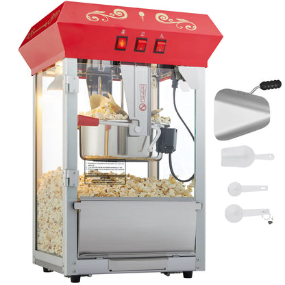 Commercial Popper Machine  Automatic Corn Cookware with Scoop Spoon