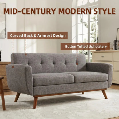 Mid Century Modern Love Seat