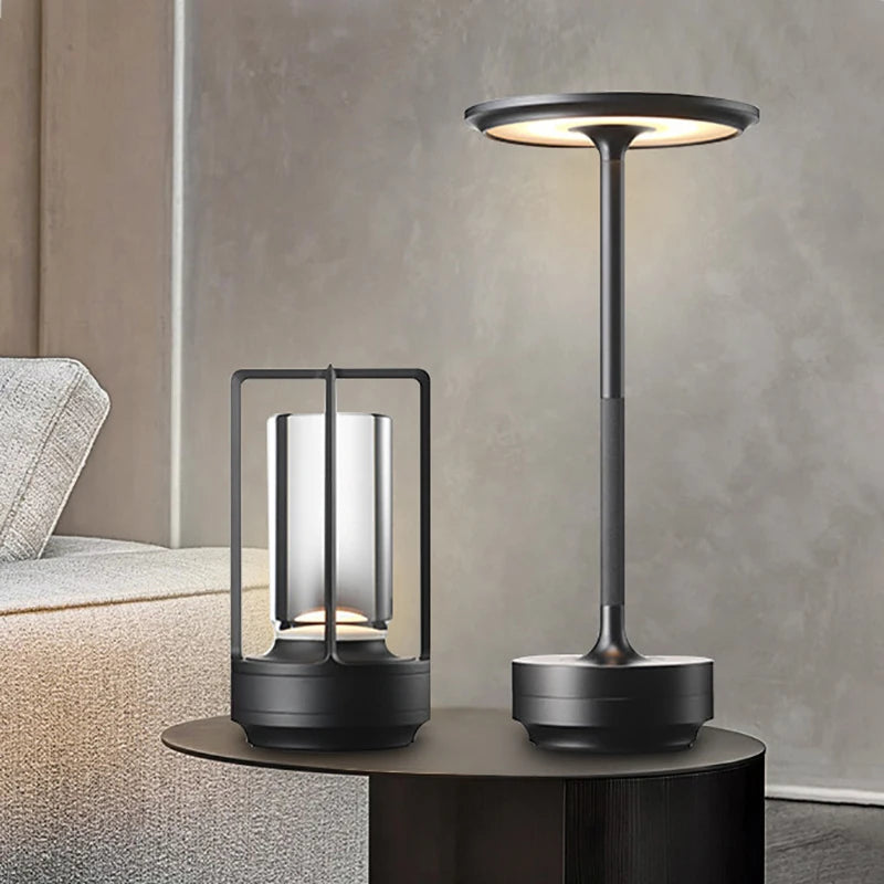 Rechargeable Wireless LED  Lamp with Touch Sensor Desktop Night