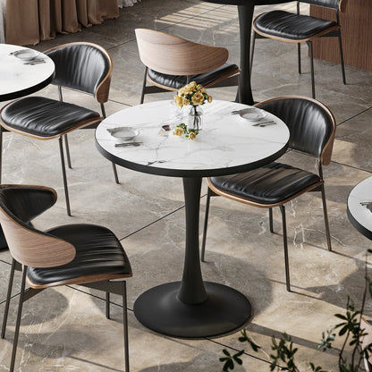 Leisure Round  Dining RoomTable  for 2-3 People  Stone Top