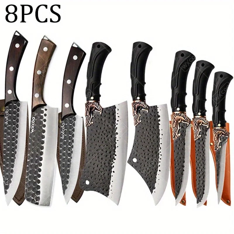 8 PCS Professional Kitchen Chef Knife Set