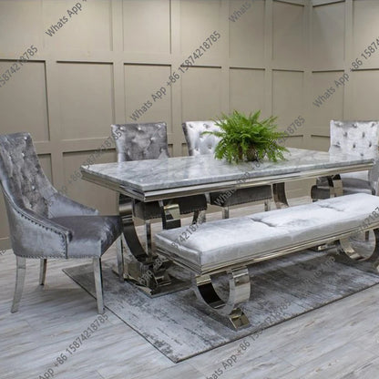 High Luxury  Dining Set With 4 Chairs  Dining Table