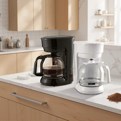 Automatic Drip Coffee Machine 12 Cups Programmable with Timer and Anti-Drip Function