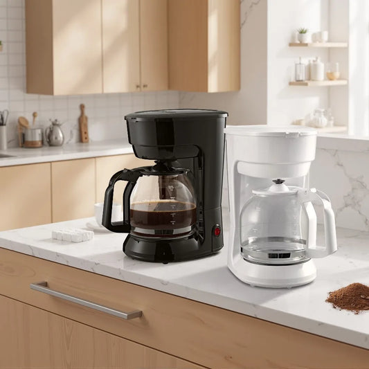 Automatic Drip Coffee Machine 12 Cups Programmable with Timer and Anti-Drip Function