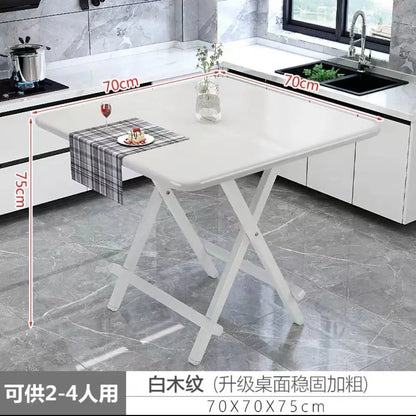 Installation-free folding table