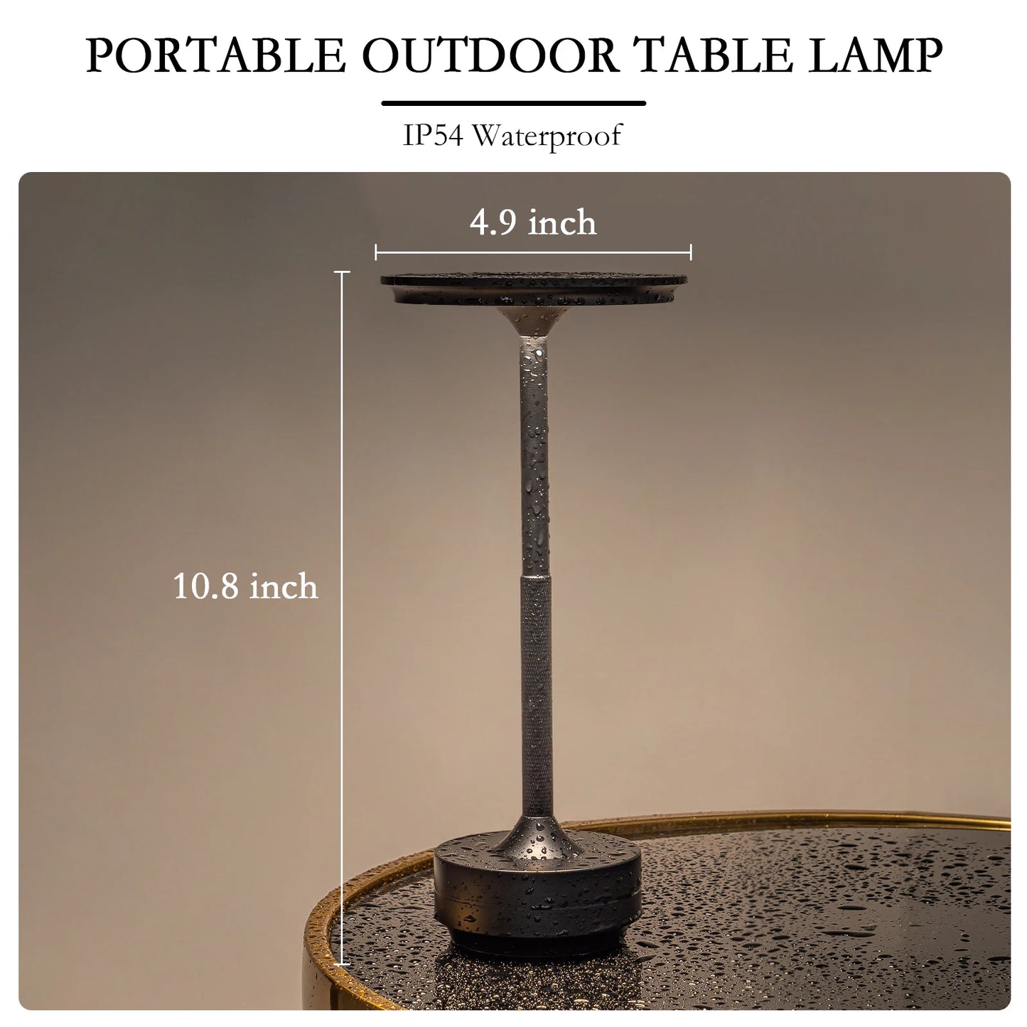 Rechargeable Wireless LED  Lamp with Touch Sensor Desktop Night