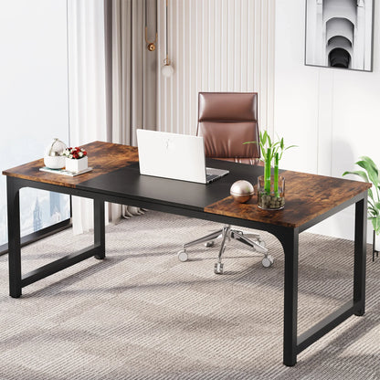 Modern Computer Desk, Large Office Desk  for Home Office