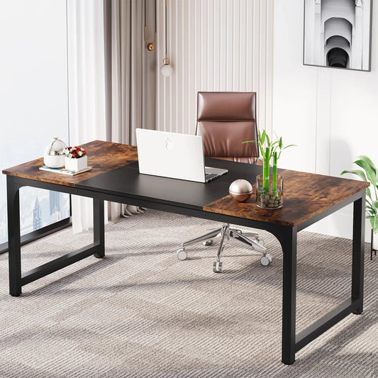 Modern Computer Desk, Large Office Desk  for Home Office