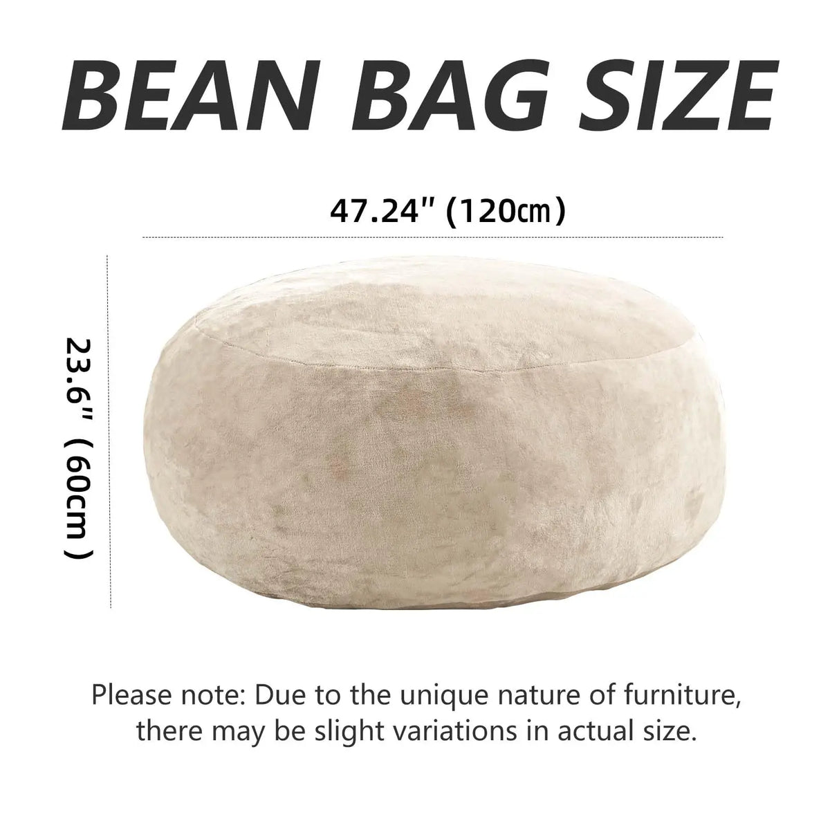 Adult beanbag chair with padded beanbag inside, memory foam chair, soft flannel washable cover, ideal reading seat for bedrooms and dorms.
