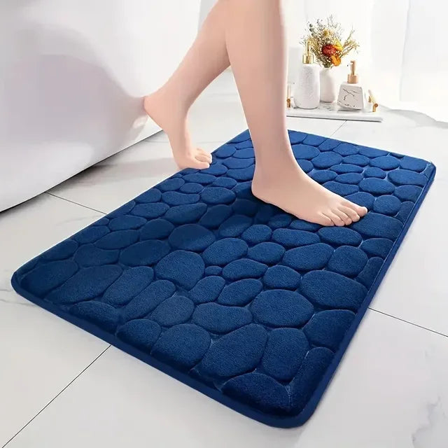 3D Non Slip Machine Washable Quick Drying Mat Bath