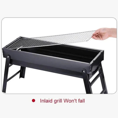 New Large BBQ Barbecue Folding Grill