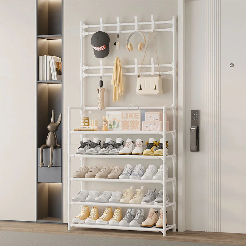Shoe storage racks,  portable reinforced 5-tier hat racks with shelves